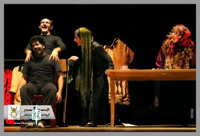 اجرای نمایشی جن گیر در شهرستان دلفان