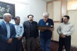 هنرمندان به دیدار بابک لطیفی  رفتند 5
