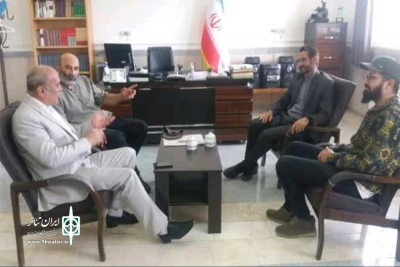 دیدار مسئول آموزش انجمن  نمایش لرستان با هنرمندان تئاتر شهرستان دورود