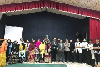 بازدید سرپرست اداره فرهنگ و ارشاد اسلامی ازنا از تمرینات هنرمندان