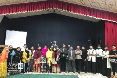 بازدید سرپرست اداره فرهنگ و ارشاد اسلامی ازنا از تمرینات هنرمندان