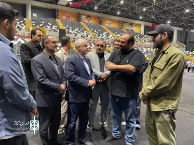 حضور معاون رییس جمهور در تمرین نمایش «دلدادگان» 