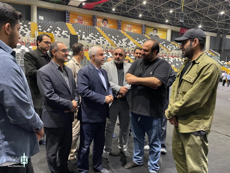 حضور معاون رییس جمهور در تمرین نمایش «دلدادگان»  2