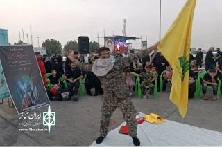 با موضوع استکبار جهانی

نمایش خیابانی «کربلا» در چذابه اجرا شد
